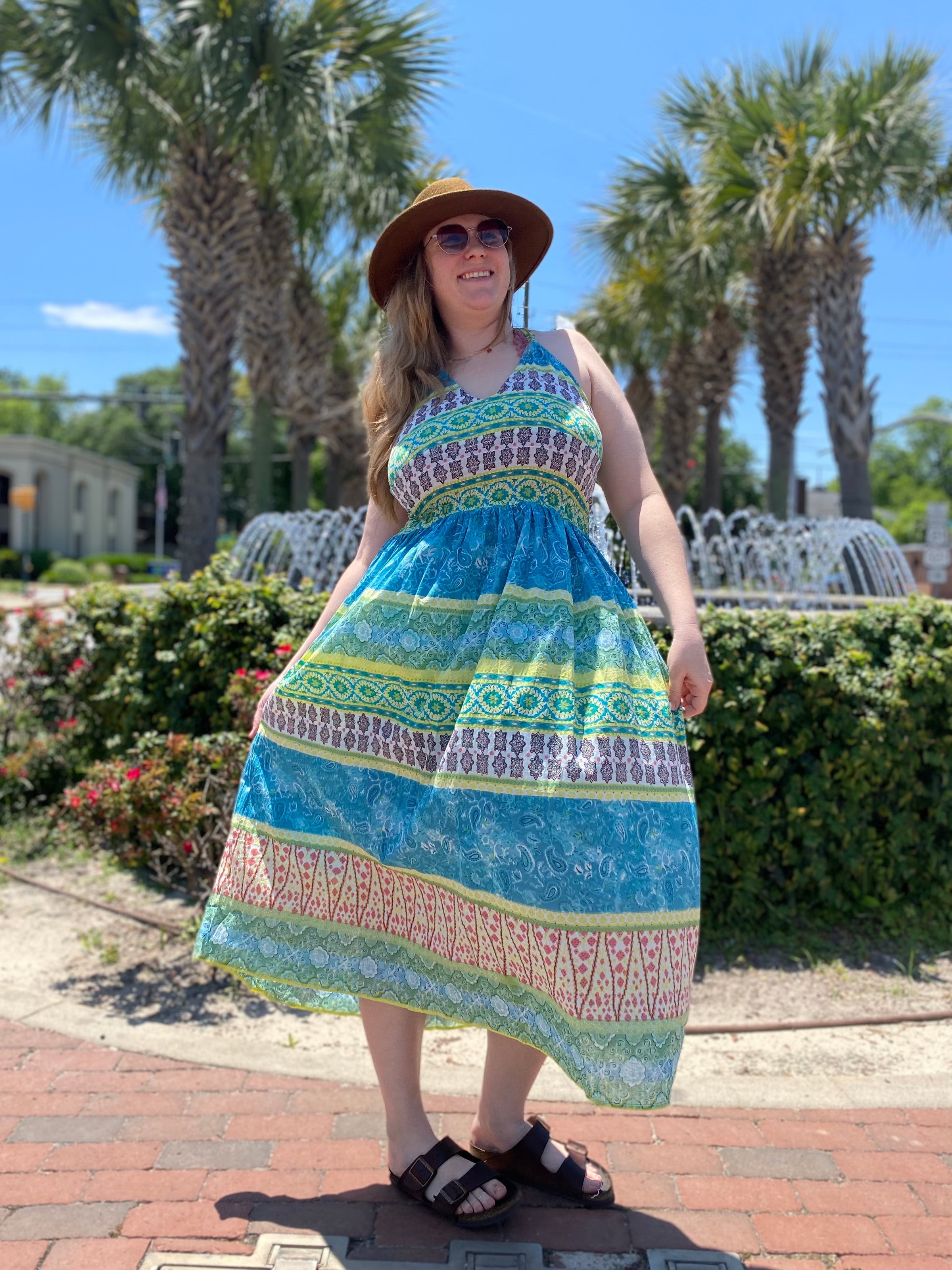 Braided Halter Maxi Dress | Loose Lucy's - Five Points
