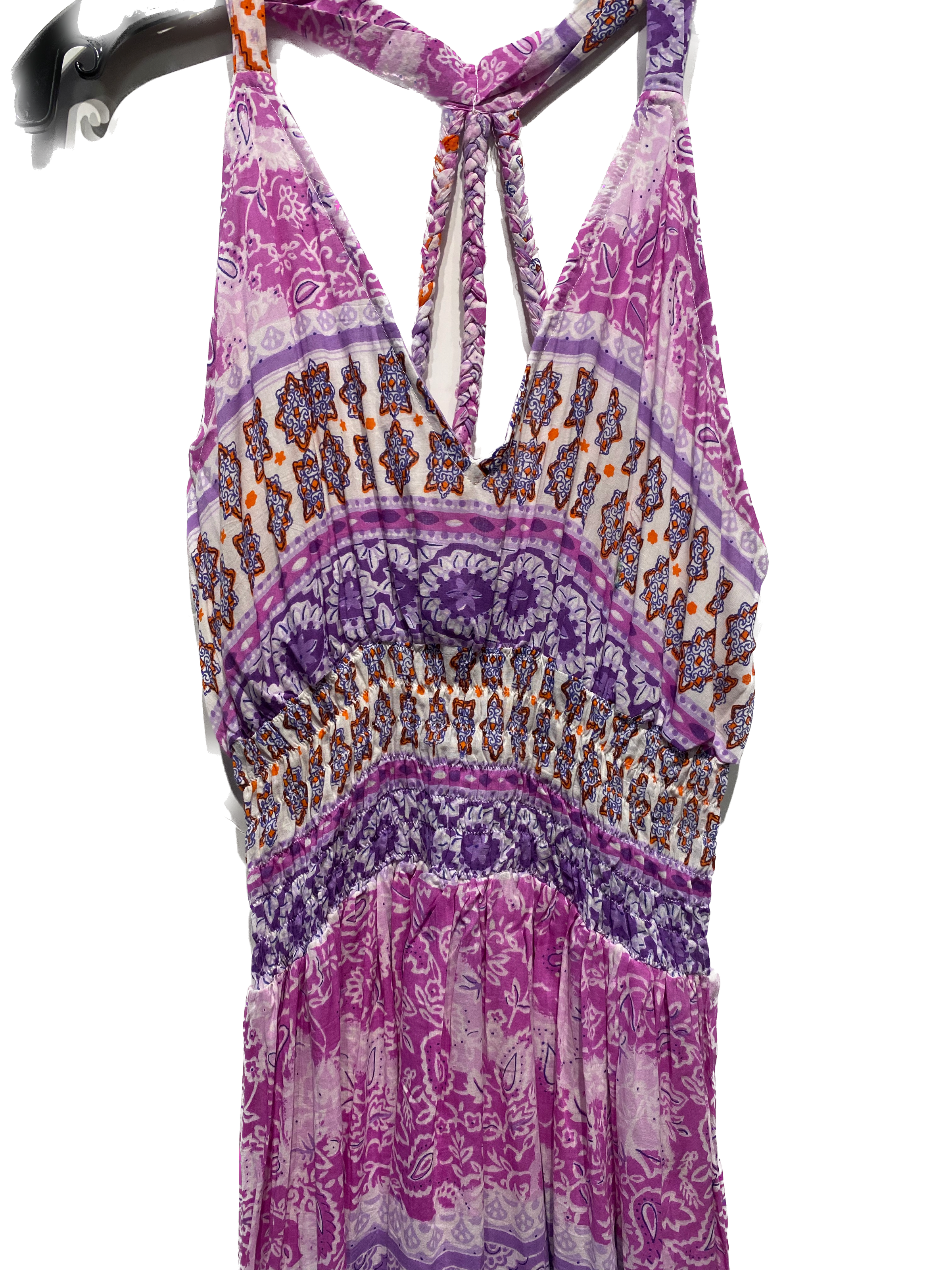Braided Halter Maxi Dress | Loose Lucy's - Five Points