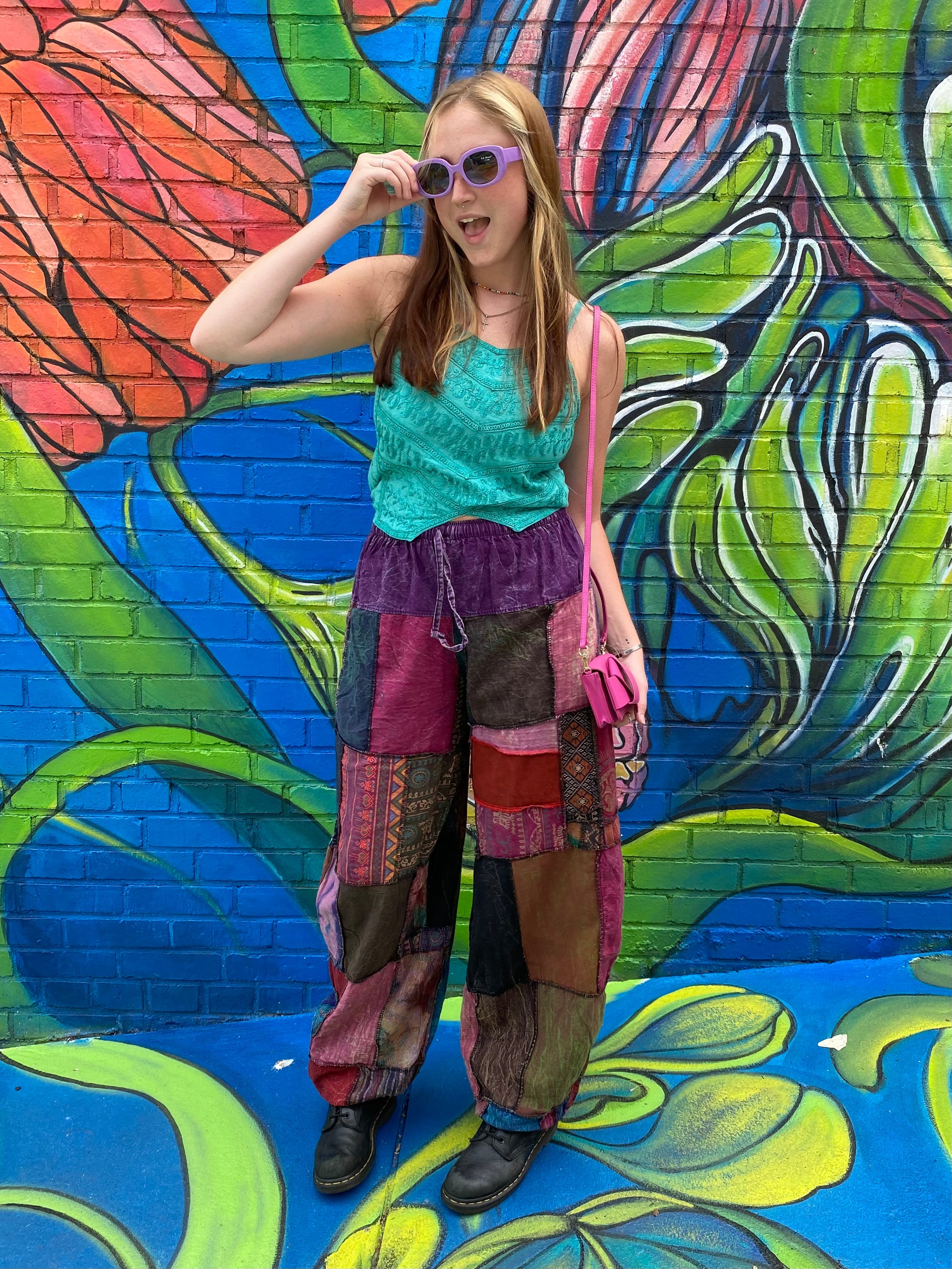 Patchwork Harem Pants | Loose Lucy's - Five Points